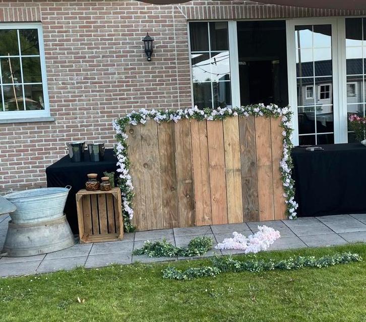 Buitenbar douglashout, Tuin en Terras, Buitenkeukens, Zo goed als nieuw, Ophalen