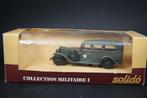 Solido Cadillac HQ militaire sedan - 1/43 - TOP, Ophalen of Verzenden, Zo goed als nieuw, Solido