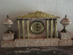 antieke marmeren schouw klok, Antiquités & Art, Antiquités | Horloges, Enlèvement