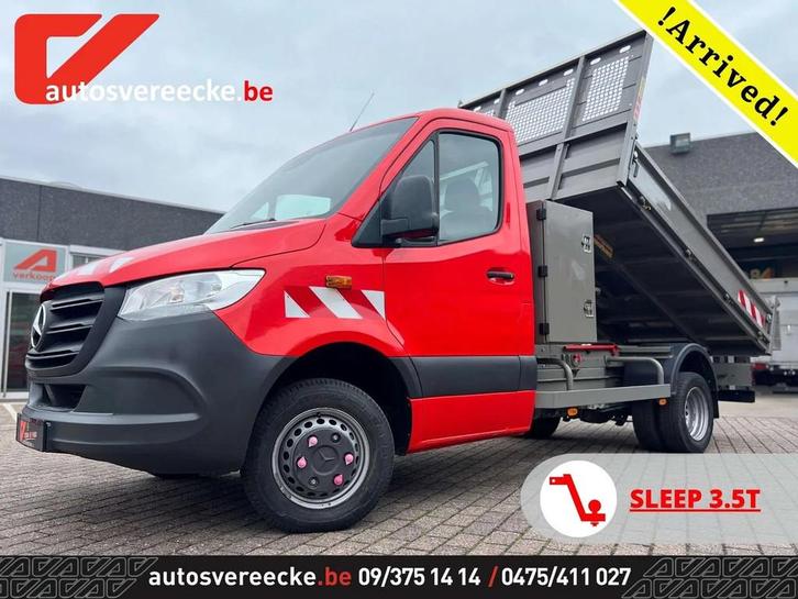 Mercedes-Benz Sprinter 514 KIPPER+KOFFER (24.250€ex)MTM 7, Auto's, Bestelwagens en Lichte vracht, Bedrijf, Te koop, ABS, Airconditioning