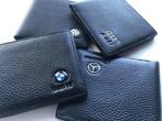 Audi BMW VW Volkswagen portefeuille à deux volets cuir noir, Noir, Enlèvement ou Envoi, Neuf
