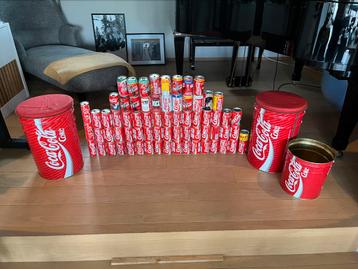 Collection cannettes coca cola beschikbaar voor biedingen