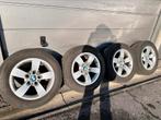 16” Originele BMW 5 Serie velgen + 225/55/16 zomerbanden, Auto-onderdelen, Banden en Velgen, 16 inch, Gebruikt, Personenwagen