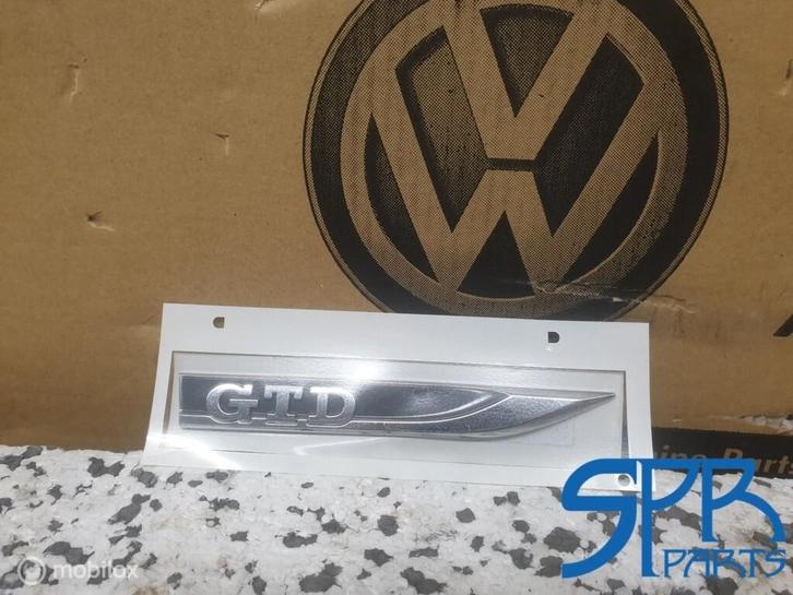 GOLF 7 GTD EMBLEEM STICKER LOGO spatbord rechts origineel, Autos : Pièces & Accessoires, Carrosserie & Tôlerie, Volkswagen, Neuf