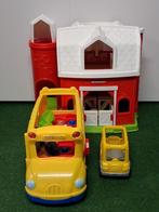 Fisher price boerderij en schoolbus, Kinderen en Baby's, Speelgoed | Fisher-Price, Ophalen of Verzenden, Zo goed als nieuw