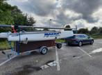 Catamaran Trailer / Remorque met Box, Enlèvement, Utilisé