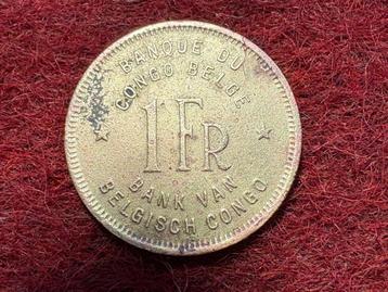 Belgisch Congo - 1 Frank 1944 (#038#) beschikbaar voor biedingen