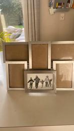 Fotokader voor 6 foto’s. Inoxkleur., Ophalen of Verzenden, Zo goed als nieuw