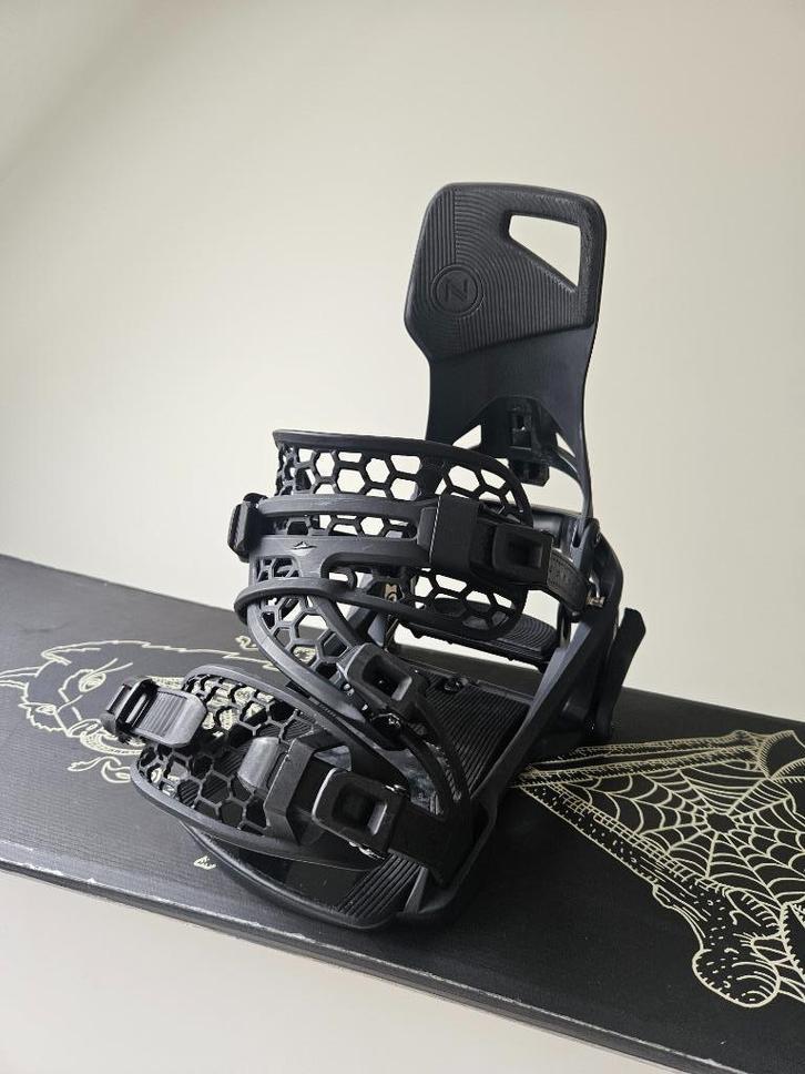 Nidecker Supermatics (L) step in bindingen, Sport en Fitness, Snowboarden, Gebruikt, Bindingen, Ophalen of Verzenden