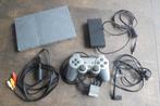 Sony PS2 spelconsole (zie foto's), Gebruikt, Ophalen of Verzenden, Met 1 controller, Zilver