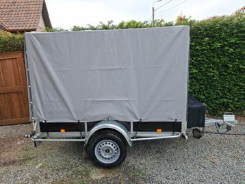 BW trailer met huif als NIEUW!, Autos : Divers, Remorques, Enlèvement ou Envoi, Comme neuf