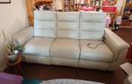 Canape  3 places cuir avec relax électrique, Huis en Inrichting, Zetels | Zetels, Ophalen, Zo goed als nieuw