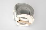Witte lederen riem, Kleding | Dames, Riemen en Ceinturen, Ophalen of Verzenden, Nieuw, Wit, 100 cm of meer