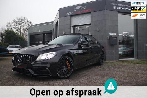 Mercedes-Benz C-klasse C63s C63 S AMG SCHAALSTL-PANO-CARBON, Auto's, Mercedes-Benz, Bedrijf, Te koop, C-Klasse, ABS, Achteruitrijcamera