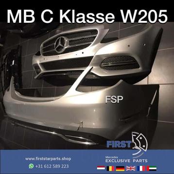 MB W205 complete achterbumper / origineel Mercedes C Klasse  beschikbaar voor biedingen