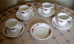 4 tasses à moka (Bavière) +5 assiettes assorties - parf.état, Enlèvement ou Envoi