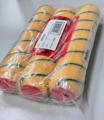 3 x ProDec Tiger Stripe Medium Pile Roller Sleeve 300mm rol beschikbaar voor biedingen