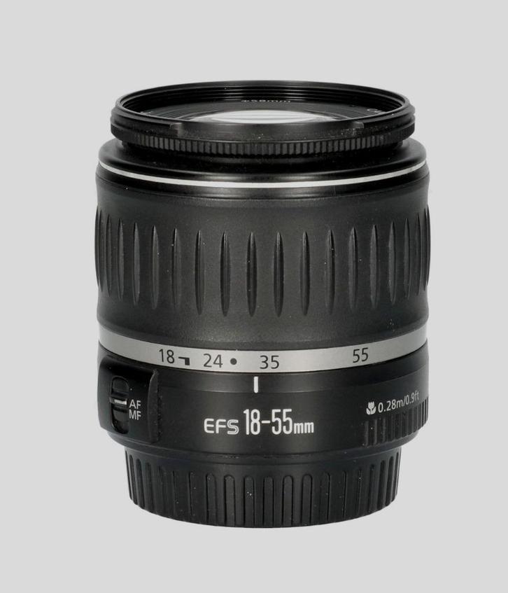 Canon EF-S 18-55mm 3.5-5.6 II, Audio, Tv en Foto, Foto | Lenzen en Objectieven, Zo goed als nieuw, Ophalen