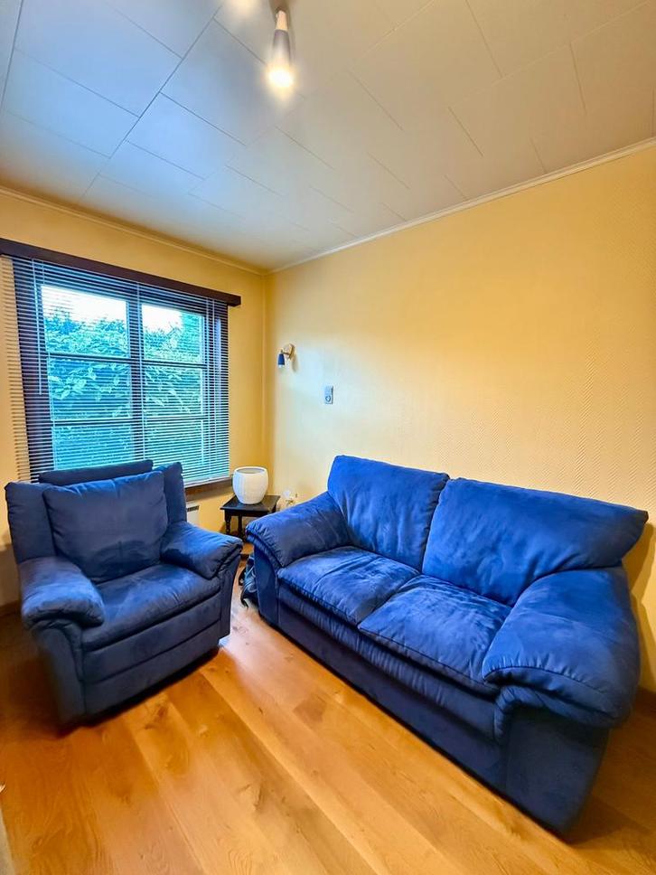 Natuzzi tweezit EN aparte relax fauteuil in luxe alcantara, Maison & Meubles, Canapés | Salons, Comme neuf, Tissus, Enlèvement