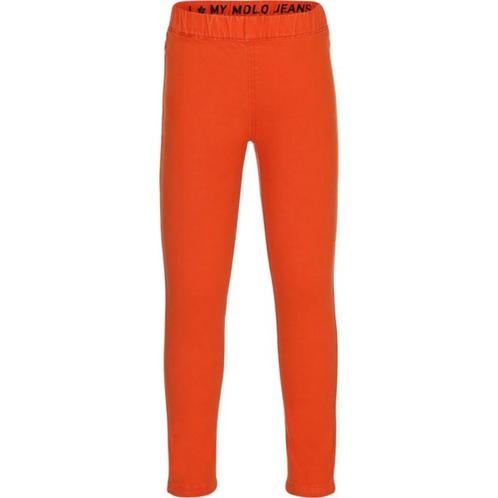 MOLO oranje jegging (maat 122), Kinderen en Baby's, Kinderkleding | Maat 122, Zo goed als nieuw, Meisje, Broek, Ophalen of Verzenden