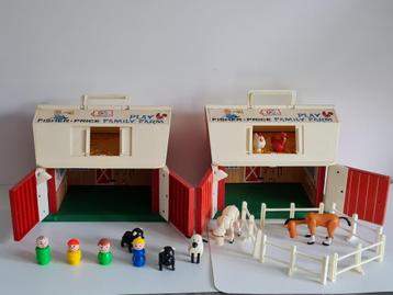 2 Vintage Fisher price boerderijen nr 915, Enlèvement ou Envoi