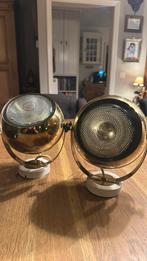 Set vintage Philips “Sphere” spotlampen, Huis en Inrichting, Gebruikt, Metaal of Aluminium, Ophalen of Verzenden, Vintage industrieel
