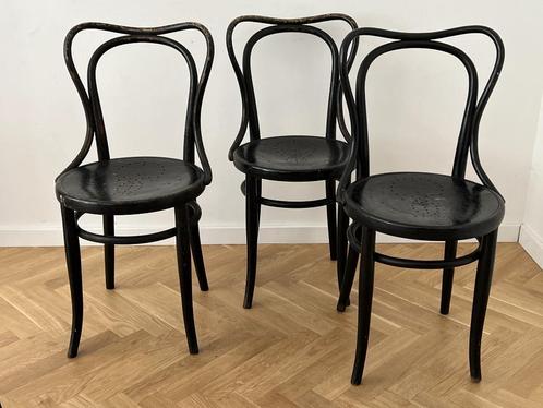 Six chaises bistrot de J&J Kohn n55 vintage, Antiquités & Art, Antiquités | Meubles | Chaises & Canapés, Enlèvement