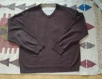 y2k - Deer Island donkerbruine v-hals trui, sz XL, Bruin, Maat 56/58 (XL), Ophalen of Verzenden, Gedragen