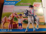 Set playmobil country starterpack  paardenverzorging, Ophalen of Verzenden, Zo goed als nieuw, Complete set