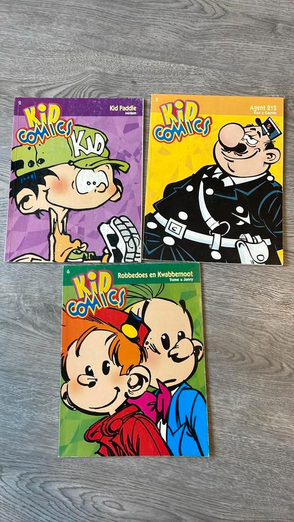 Advertentie Kid Comics - Agent 212/Kid Paddle/Robbedoes&Kwab, Boeken, Strips | Comics, Gelezen, Meerdere comics, Europa, Ophalen of Verzenden