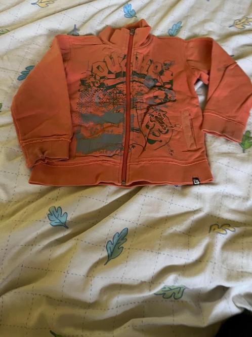 oranje sweater met rits Eager Beaver maat 104 - 4 jaar, Kinderen en Baby's, Kinderkleding | Maat 104, Gebruikt, Jongen, Trui of Vest