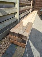 12 Vuren balken kepers 80x80 mm van  4.5 meter lang, Ophalen, Gebruikt, Vuren