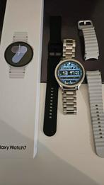 Samsung Galaxy watch 7 44 LTE silver, Telecommunicatie, Wearable-accessoires, Ophalen of Verzenden, Zo goed als nieuw, Screenprotector