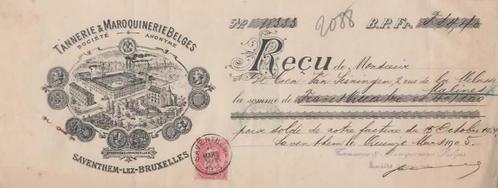 1905 : Destinataire #Tannerie & Maroquinerie Belges S.A., SA, Collections, Collections Autre, Utilisé, Enlèvement ou Envoi