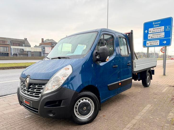 Renault Master Open Laadbak L4 92000km 2018 7zitpl. Euro6b, Auto's, Bestelwagens en Lichte vracht, Bedrijf, ABS, Centrale vergrendeling