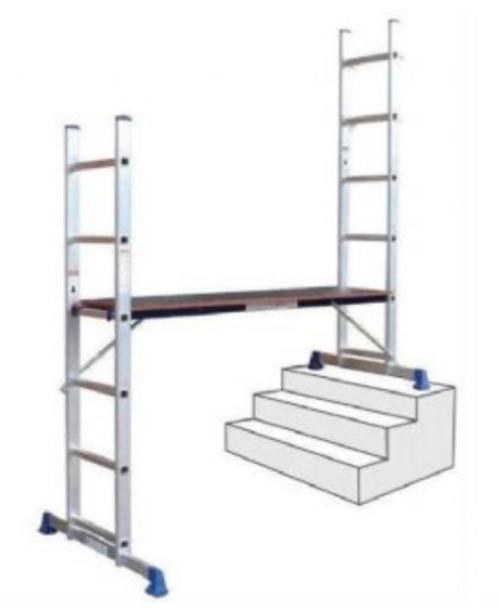 stelling steiger 4M, Doe-het-zelf en Bouw, Steigers, Ophalen