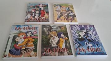 DVD Manga My Hime volumes 1 - 2 - 4 - 5 - 6 beschikbaar voor biedingen