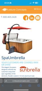 Spaumbrella nieuw in doos en verpakking, Ophalen, Nieuw, Stokparasol