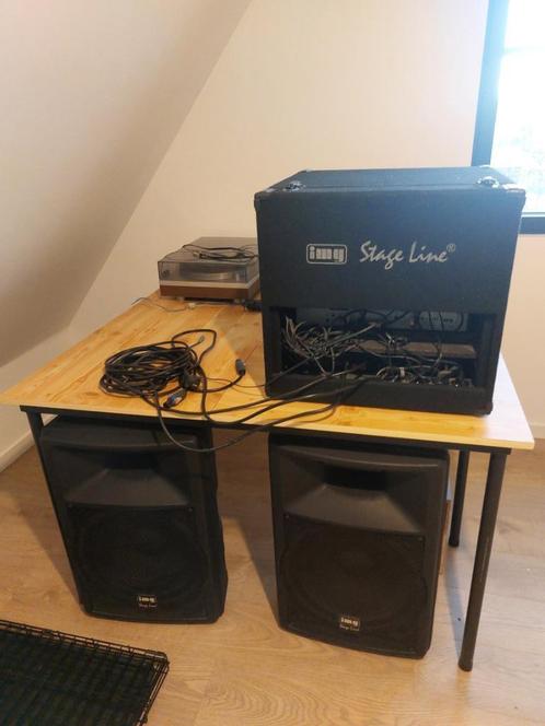 dj booth img stage line, Muziek en Instrumenten, Dj-sets en Draaitafels, Gebruikt, Dj-set, Overige merken, Ophalen