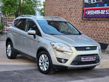 Ford Kuga 2009 2.0 136pk/1ste eig/Trekhaak/Goede staat, Auto's, Ford, 100 kW, Testrit aan huis, Zwart, 4 cilinders