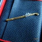 manchetknopen + dasspeld met ruitertok, Handtassen en Accessoires, Manchetknopen, Ophalen of Verzenden, Zo goed als nieuw