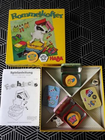 Haba kinderspel Rommelkoffer, 2-4 spelers, 4+, Hobby en Vrije tijd, Ophalen of Verzenden, Gebruikt, HABA