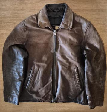 Oakwood lederen jas, Enlèvement, Porté, Taille 48/50 (M), Brun