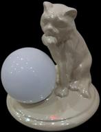 vintage poezenlamp. NOS Italiaanse tafellamp, Antiek en Kunst, Ophalen