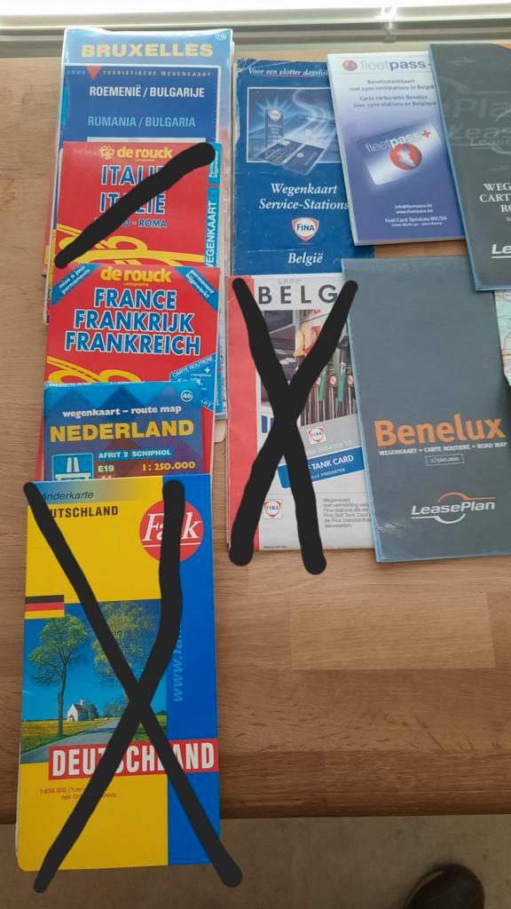Diverse wegenkaarten, Boeken, Atlassen en Landkaarten, Zo goed als nieuw, Nederland, Ophalen of Verzenden