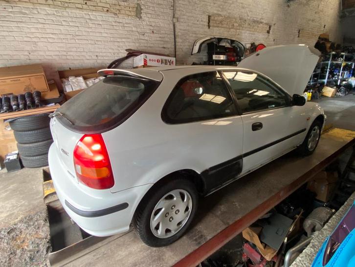 Honda civic ek3 15cc vtec bientot ancetre 30ans !!, Auto's, Honda, Particulier, Civic, ABS, Elektrisch, Zwart, Zwart, Overige bekleding