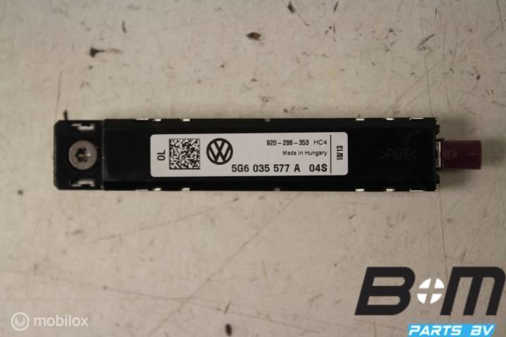 Antenneversterker VW Golf 7 GTD 5 deurs 5G6035577A, Auto diversen, Autoradio's, Gebruikt
