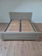 Tweepersoonsbed met 2 lattenbodems, Huis en Inrichting, Slaapkamer | Bedden, Ophalen, Tweepersoons, 200 cm, 160 cm