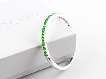 Ti Sento Milano - Zilveren Armband met Groene Zirkonen