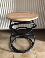 Bijzettafel, Ophalen, Overige materialen, Minder dan 55 cm, Rond
